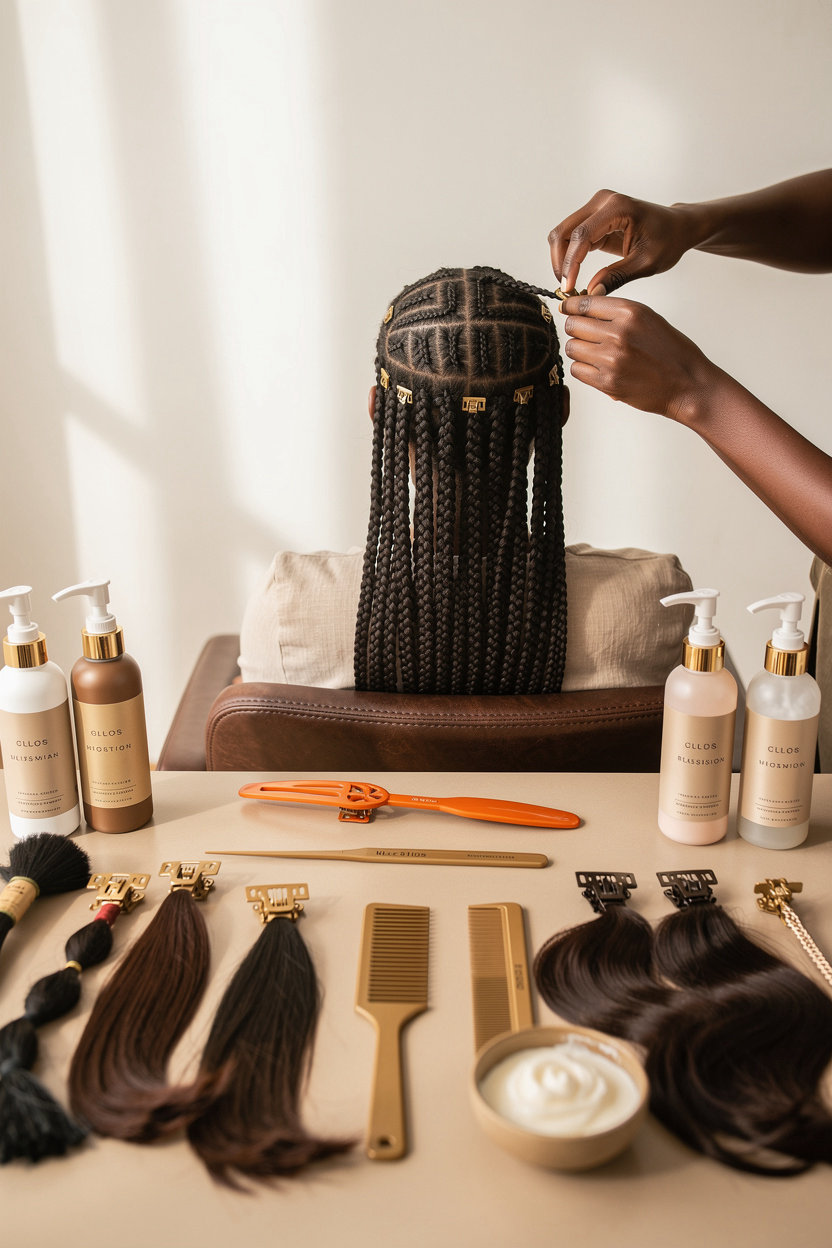 Yuma's Hair Braiding professional African braiding services and protective styles